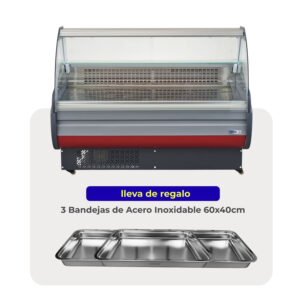 Vitrina Carnicera 1,5 mts + 3 Bandejas ELI-1500 Ventus