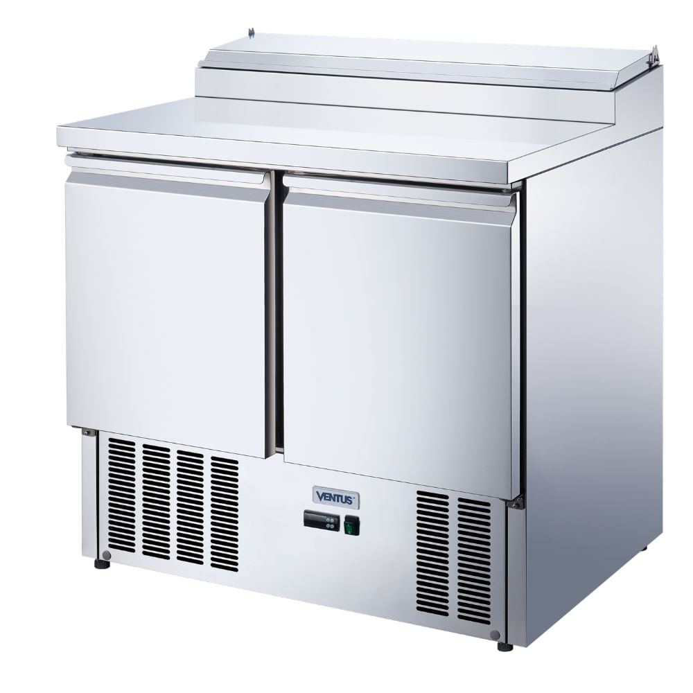 Mesón Saladette 2 Ptas Cubierta Acero Inox VMRSL-370 BENEFIT S/S Ventus - Imagen 2