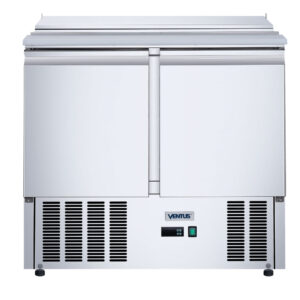 Meson Saladette 2 Ptas Acero Inox. VMRSL-380 BENEFIT S/S Ventus