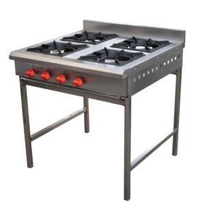 Anafe Industrial 4 Platos INOX Ticgas